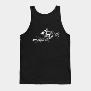 Evel Knievel vintage blackand white Tank Top